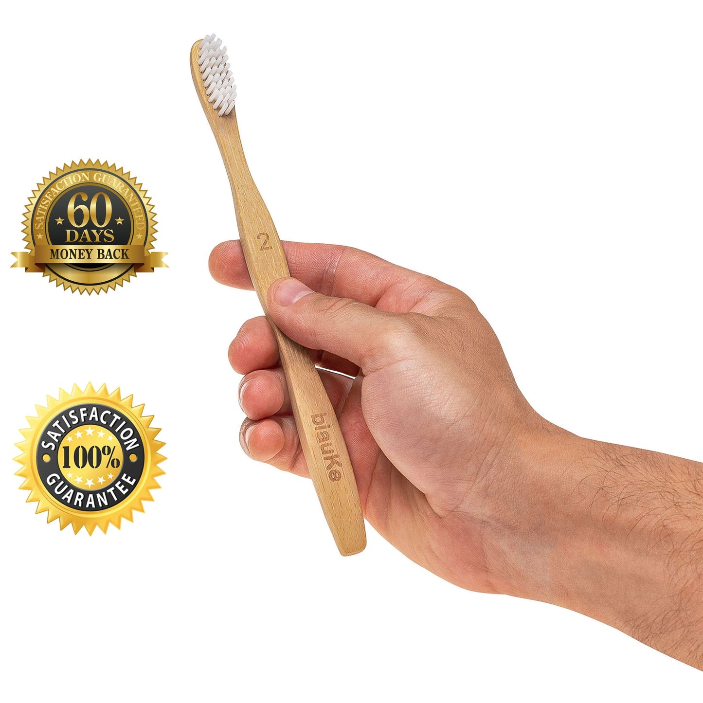 Bamboo Toothbrush Set 4-Pack