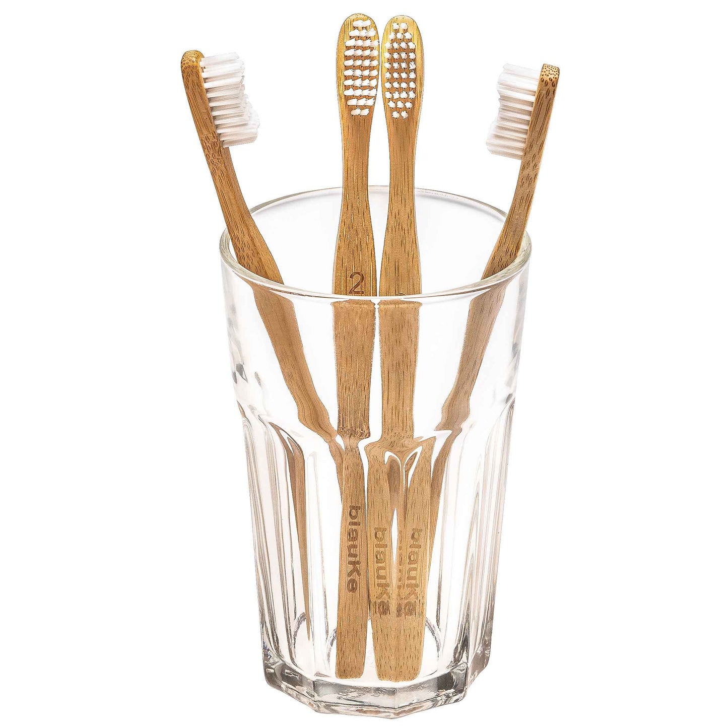 Bamboo Toothbrush Set 4-Pack