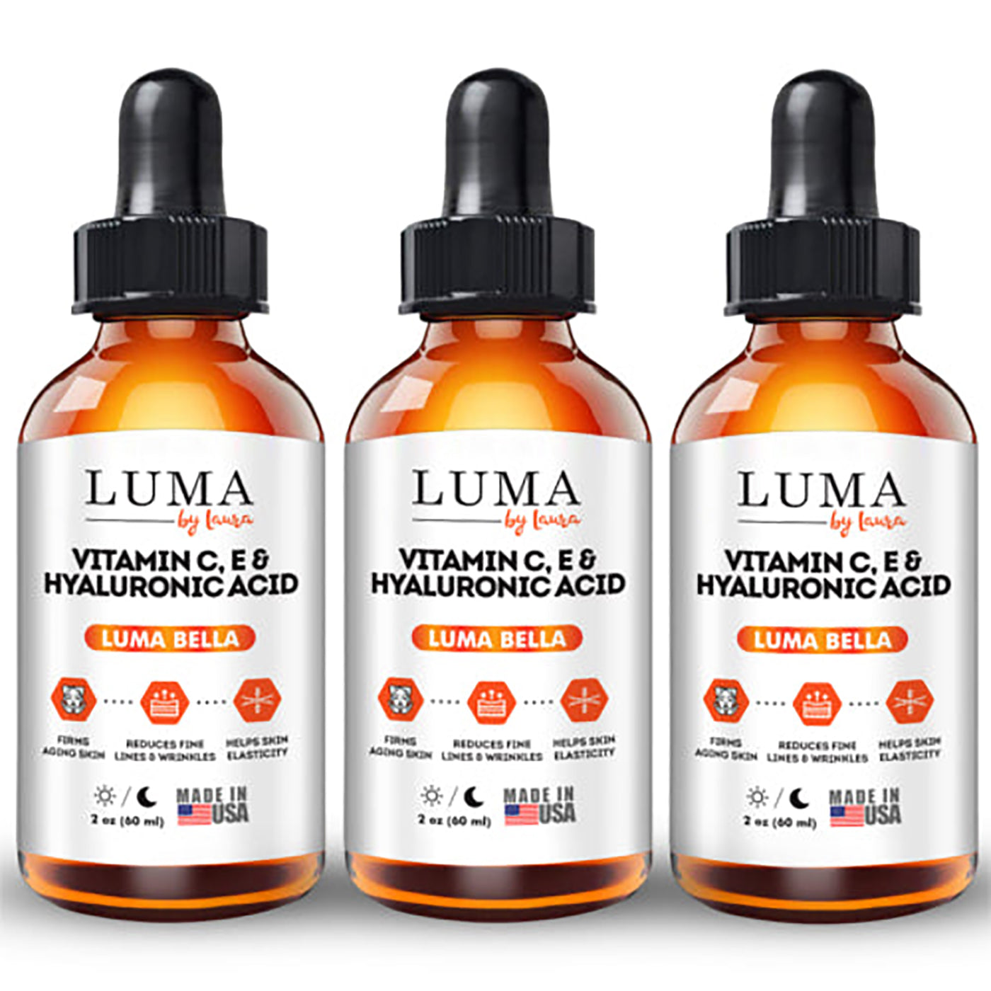 Luma Vitamin C Serum 20% + E + Hyaluronic Acid + Jojoba Oil + Witch