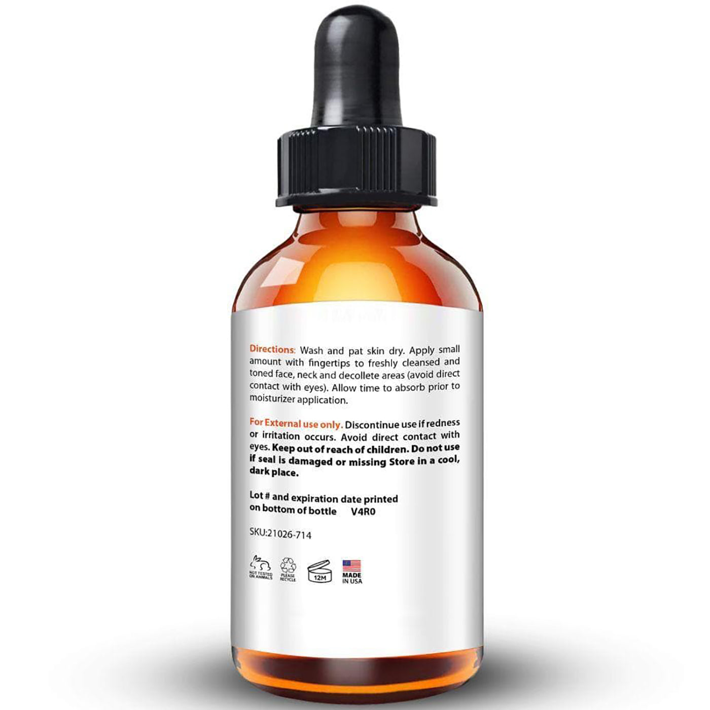 Luma Vitamin C Serum 20% + E + Hyaluronic Acid + Jojoba Oil + Witch