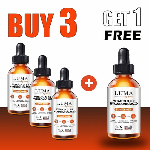 Luma Vitamin C Serum 20% + E + Hyaluronic Acid + Jojoba Oil + Witch